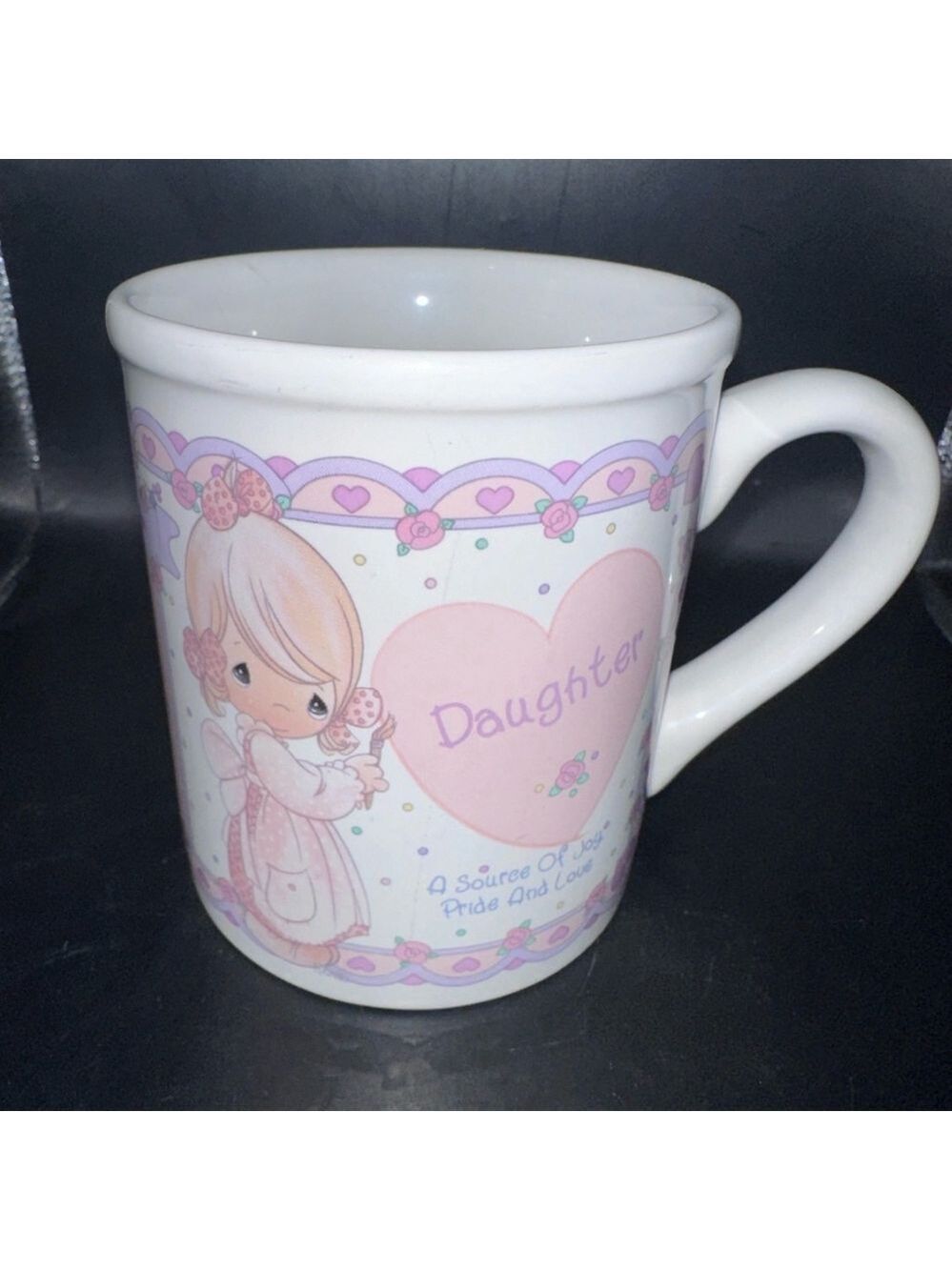 Vintage 1994 Enesco Precious Moments Daughter Themed Coffee Tea Ceramic Mug